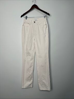 WeWoreWhat Classic Straight-Leg Women's Jeans in Off-White Size 26